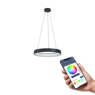 Marghera-Z LED hanglamp by EGLO connect in Black – product photo 1 of 3