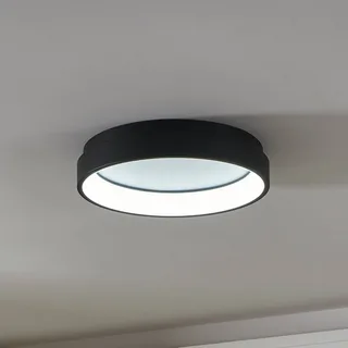 Marghera-Z LED plafondlamp van EGLO connect in Zwart, Wit – productfoto 1 van 4