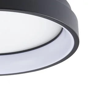 Marghera-Z LED plafondlamp van EGLO connect in Zwart, Wit – productfoto 4 van 4