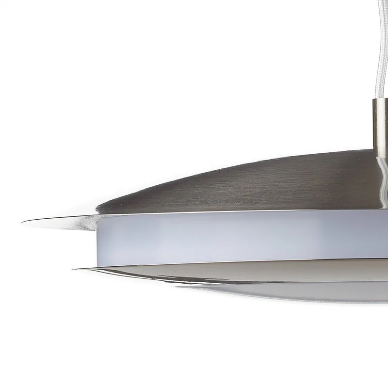 Moneva-C LED hanglamp nikkel Ø 48,5 van EGLO connect in Nikkel mat – productfoto 3 van 5