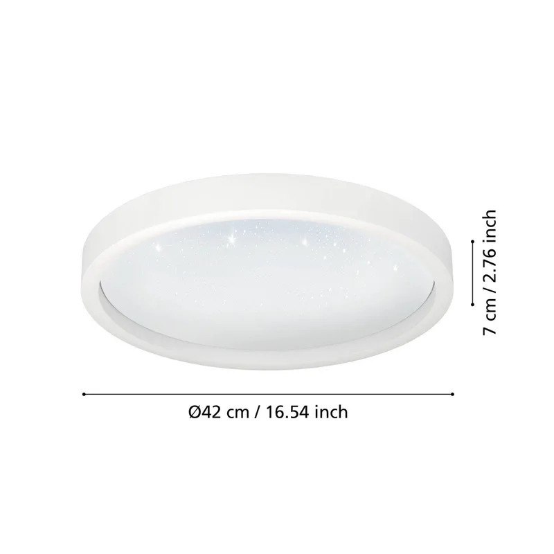 Montemorelos-Z, RGBW, Ø42cm by EGLO connect in White – product photo 4 of 5