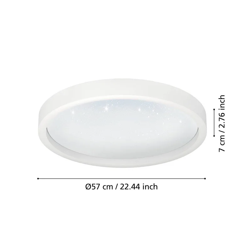 Montemorelos-Z, RGBW, Ø57cm by EGLO connect in White – product photo 4 of 5