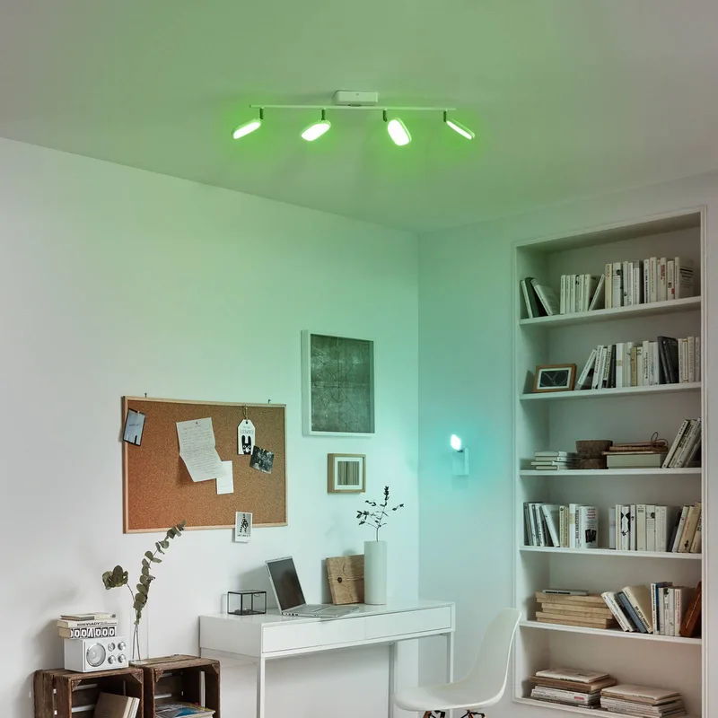 Palombare-C LED plafondlamp 4-lamps by EGLO connect in White – product photo 2 of 3