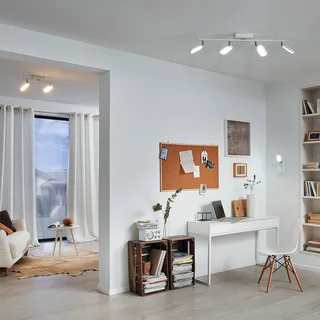 Palombare-C LED-loftspot, 2 lyskilder fra EGLO connect i Hvid – produktbillede 2 af 2