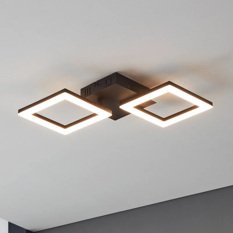 Paranday-Z LED-taklampa 2 lampor 47cm från EGLO connect i Svart, Vit – produktbild 1 av 5