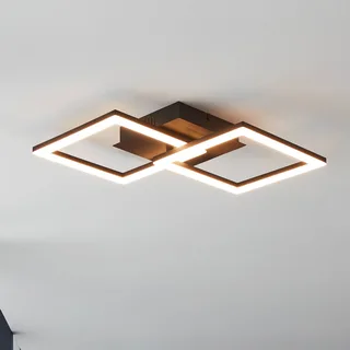 Paranday-Z LED plafondlamp 2-l. 52cm by EGLO connect in Black, White – product photo 1 of 5