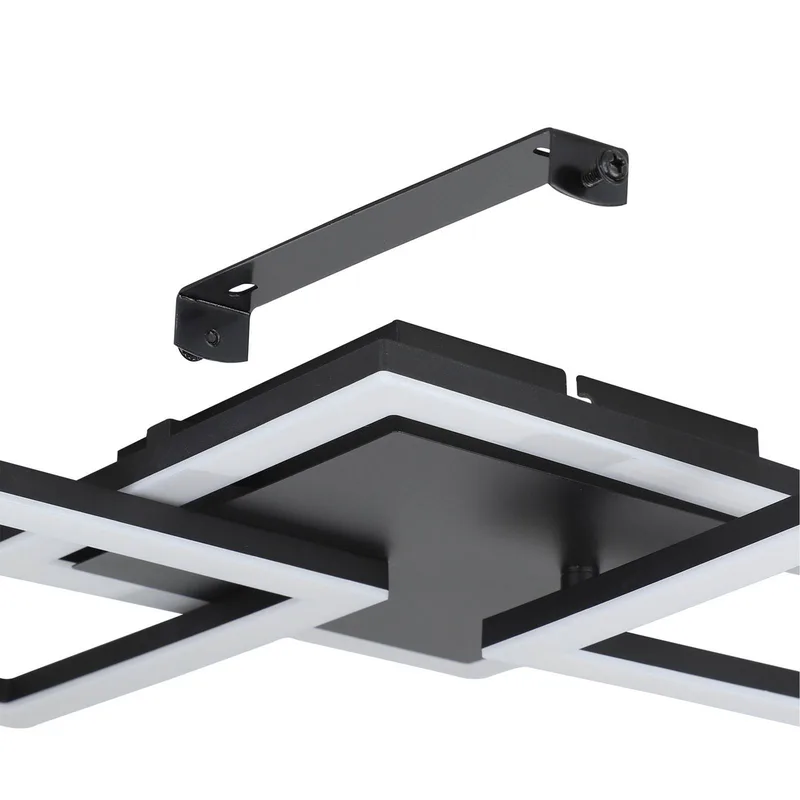 Paranday-Z LED plafondlamp 3-l. 65cm de EGLO connect en Noir, Blanc – photo du produit 5 sur 5