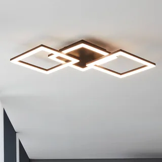 Paranday-Z LED plafondlamp 3-l. 65cm de EGLO connect en Noir, Blanc – photo du produit 1 sur 5