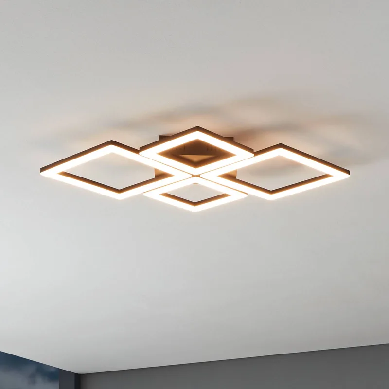 Paranday-Z LED plafondlamp 4-l. 63cm by EGLO connect in Black, White – product photo