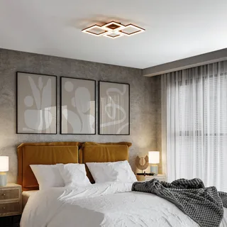Paranday-Z LED plafondlamp 4-l. 63cm by EGLO connect in Black, White – product photo 3 of 5