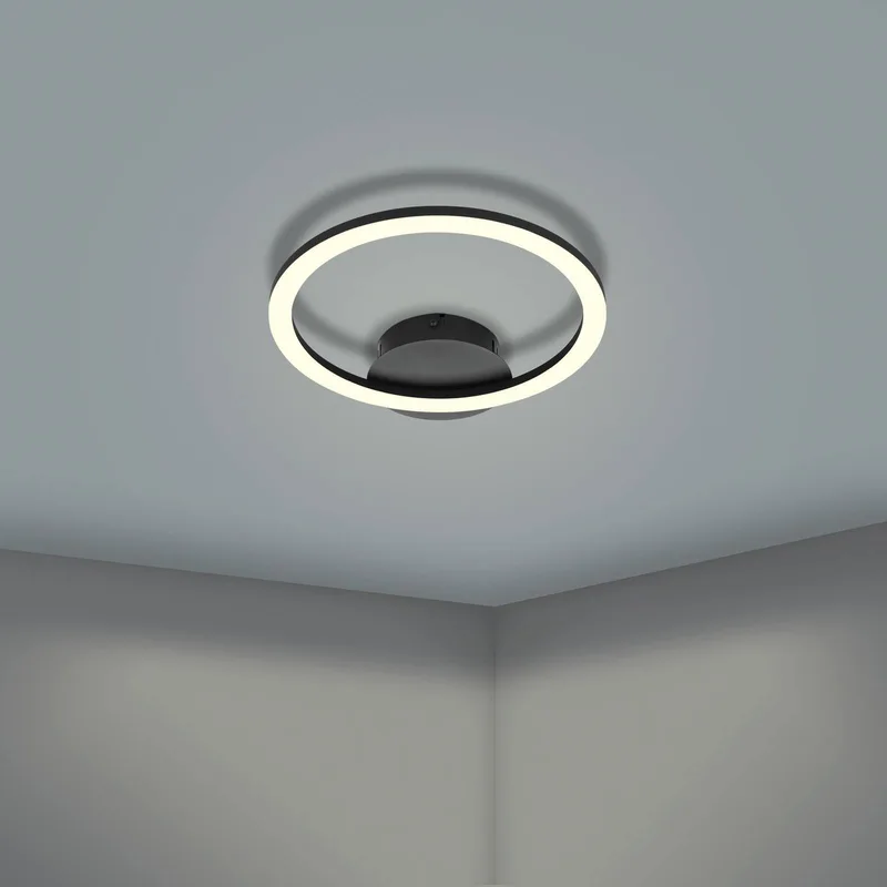 Parrapos-Z LED-taklampa, 1 lampa från EGLO connect i Svart, Vit – produktbild 5 av 5