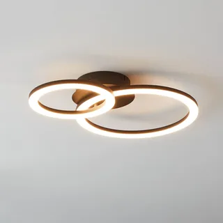 Parrapos-Z LED plafondlamp, 2-lamps by EGLO connect in Black, White – product photo 1 of 5