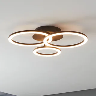 Parrapos-Z LED plafondlamp, 3-lamps by EGLO connect in Black, White – product photo 1 of 5