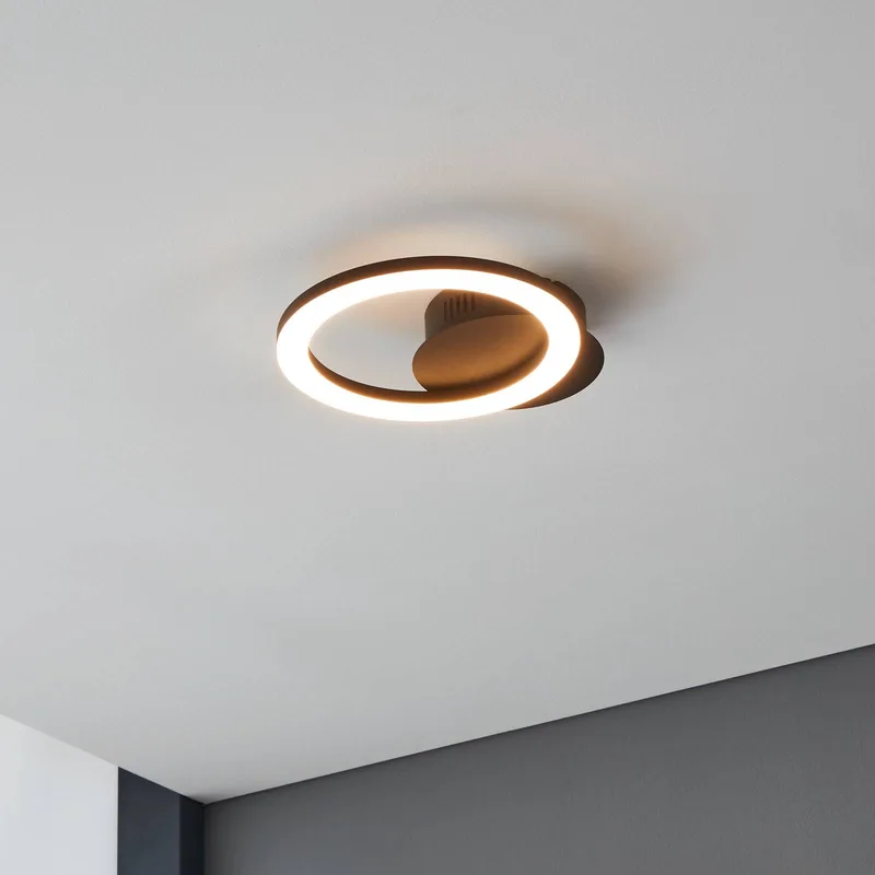 Parrapos-Z LED wandlamp, 1-lamp by EGLO connect in Black, White – product photo 2 of 5