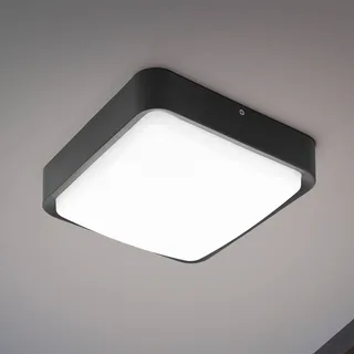 Piove-C udendørs LED-væglampe fra EGLO connect i Sort, Hvid – produktbillede 1 af 5