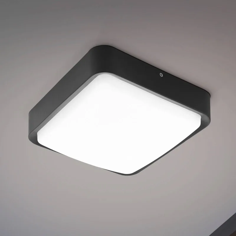 Piove-C udendørs LED-væglampe fra EGLO connect i Sort, Hvid – produktbillede 1 af 5