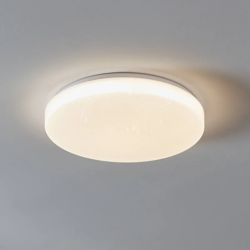 plafondlamp Totari-Z, Ø38cm, 18W, kristaleffect de EGLO connect en Blanc – photo du produit 1 sur 5