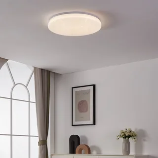 plafondlamp Totari-Z, Ø56cm, 32W, kristaleffect by EGLO connect in White – product photo 3 of 5