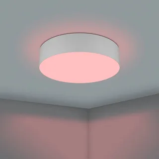 Romao-Z LED plafondlamp, Ø57cm, grijs de EGLO connect en Gris, Blanc – photo du produit 5 sur 5