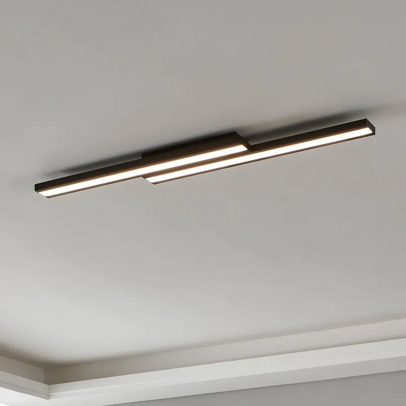 Saliteras-Z LED plafondlamp van EGLO connect in Zwart – productfoto