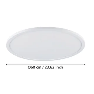 Sarsina-Z plafondlamp Ø60cm by EGLO connect in White – product photo 4 of 5