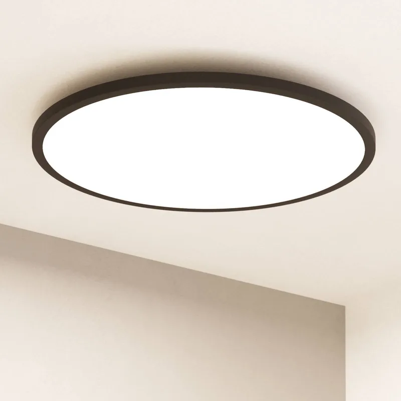 Sarsina-Z plafondlamp zwart Ø60cm de EGLO connect en Noir, Blanc – photo du produit 1 sur 5