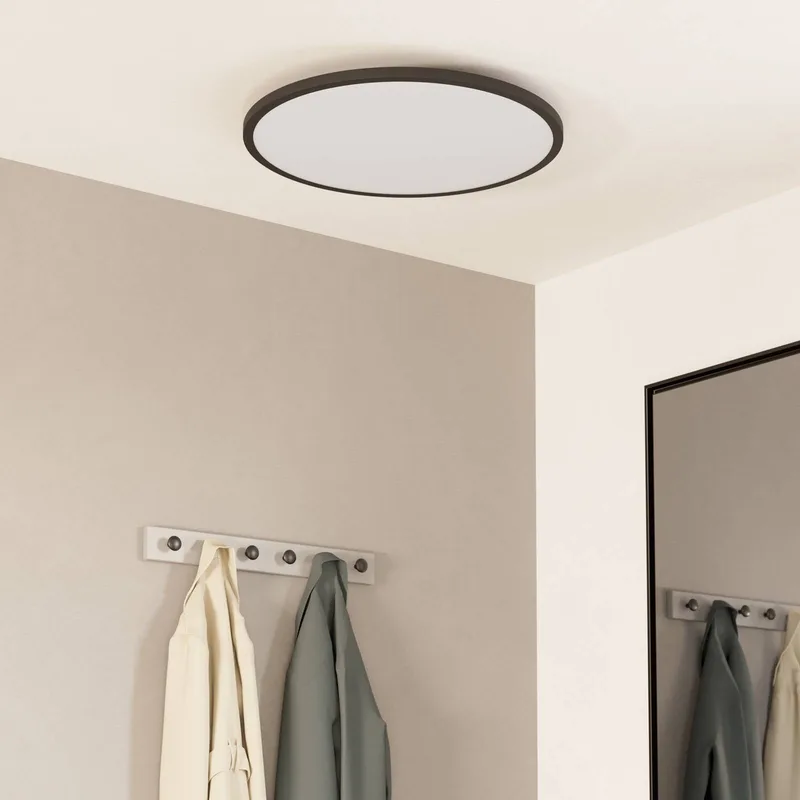 Sarsina-Z plafondlamp zwart Ø60cm de EGLO connect en Noir, Blanc – photo du produit 3 sur 5