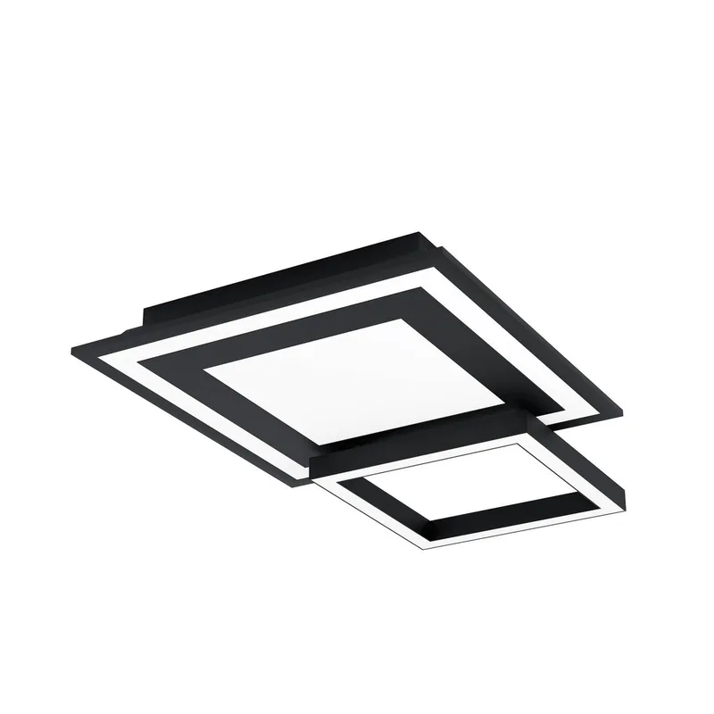 Savatarila-C LED plafondlamp van EGLO connect in Zwart – productfoto 3 van 4
