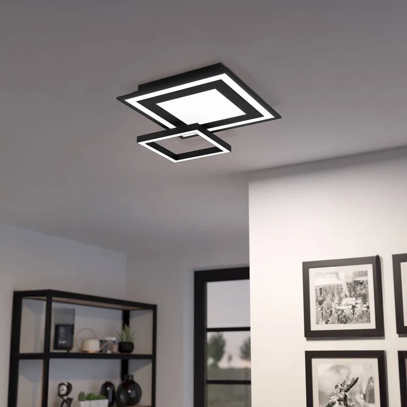 Savatarila-Z LED plafondlamp från EGLO connect i Svart – produktbild 2 av 5