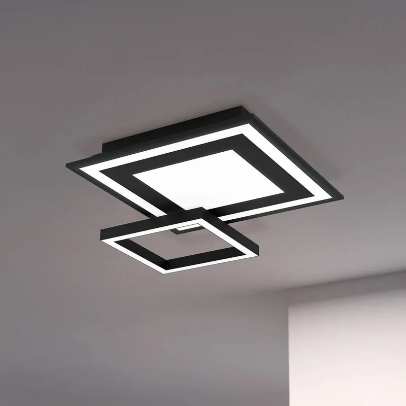 Savatarila-Z LED plafondlamp by EGLO connect in Black – product photo