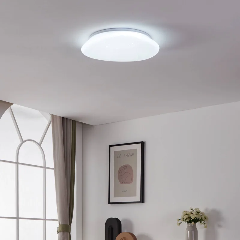 Sileras-Z LED plafondlamp Ø43cm de EGLO connect en Blanc – photo du produit 3 sur 5