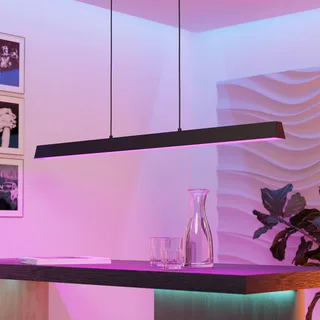 Simolaris-Z LED hanglamp, 122cm de EGLO connect en Noir – photo du produit 1 sur 4