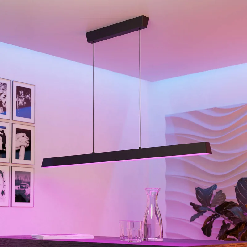 Simolaris-Z LED hanglamp, 122cm de EGLO connect en Noir – photo du produit 2 sur 4