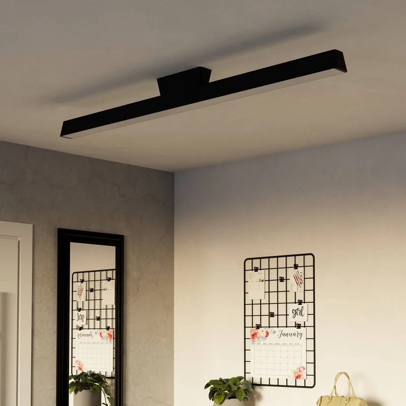 Simolaris-Z LED plafondlamp, 122cm by EGLO connect in Black – product photo 3 of 4