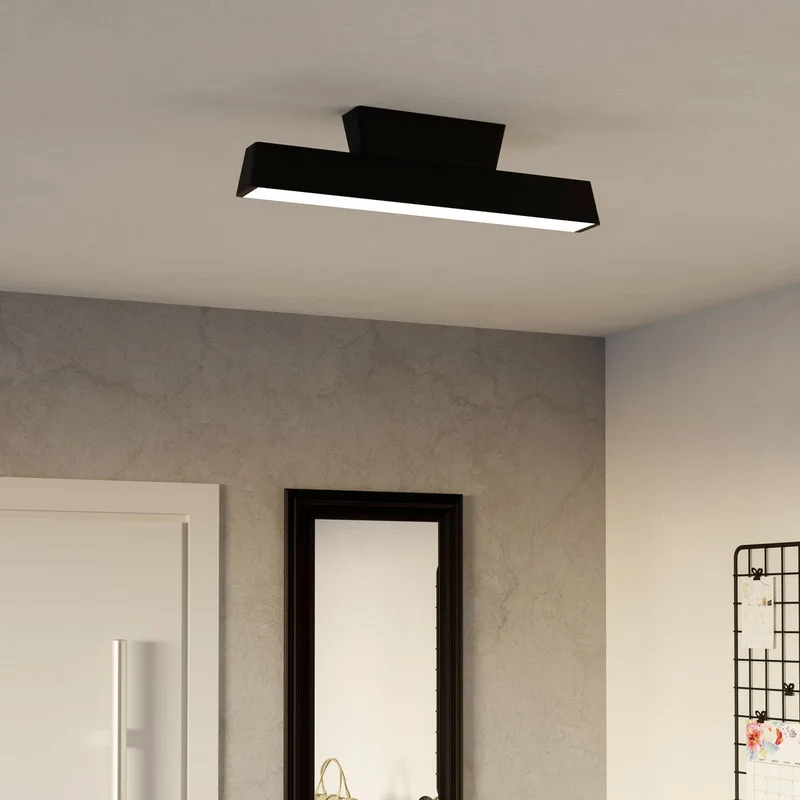 Simolaris-Z LED plafondlamp, 47cm de EGLO connect en Noir – photo du produit 2 sur 3