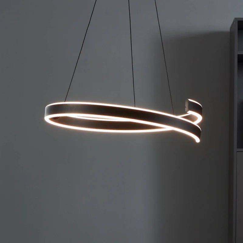 Smart LED-hänglampa Andabaia-Z, svart von EGLO connect in Schwarz, Weiß – Produktfoto