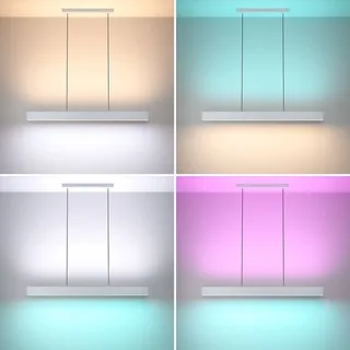 Smart LED hanglamp Andreas-Z, staal van EGLO connect in Grijs – productfoto 4 van 5