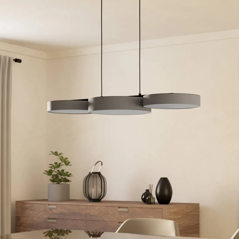 Smart LED hanglamp Barbano-Z, grijs by EGLO connect in Grey, White – product photo 2 of 5