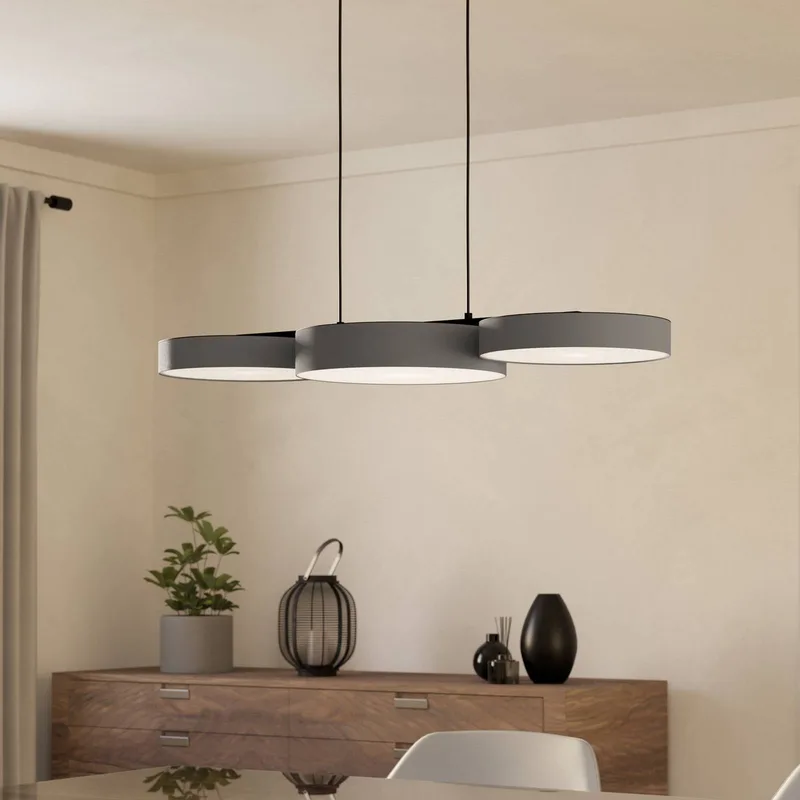 Smart LED-hængelampe Barbano-Z, grå fra EGLO connect i Grå, Hvid – produktbillede