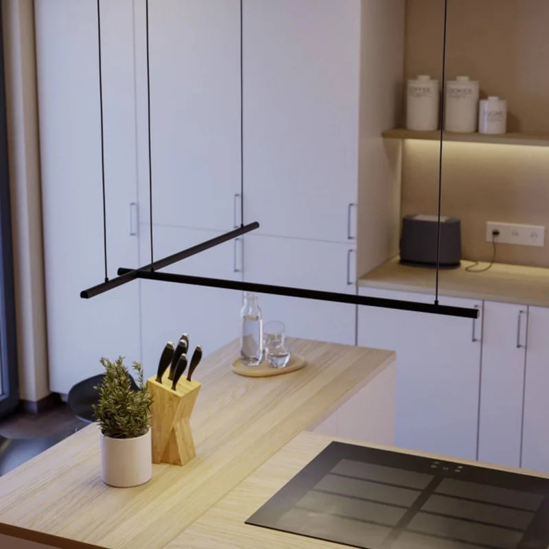 Smart LED hanglamp FLATRON-Z, 150 cm, zwart by EGLO connect in Matzwart – product photo