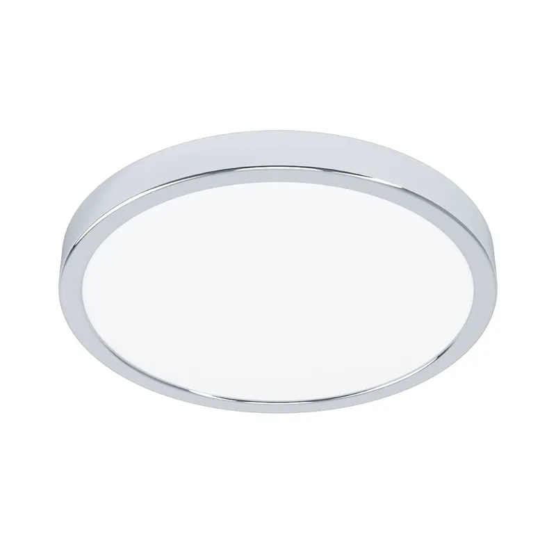 Smart LED opbouwlamp Fueva 6-Z, chroom, Ø27cm by EGLO connect in Chrome, White – product photo