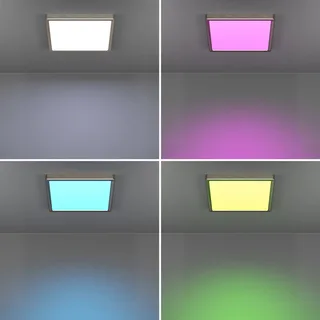Smart LED opbouwlamp Fueva 6-Z, grijs, 29 cm von EGLO connect in Nikkel mat, Weiß – Produktfoto 5 von 5