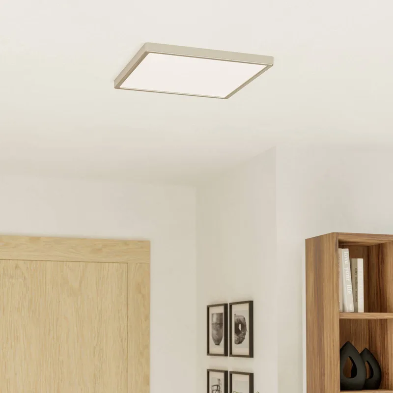 Smart LED opbouwlamp Fueva 6-Z, grijs, 39 cm fra EGLO connect i Nikkel mat, Hvid – produktbillede 2 af 5
