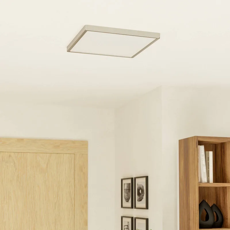 Smart LED opbouwlamp Fueva 6-Z, grijs, 39 cm fra EGLO connect i Nikkel mat, Hvid – produktbillede 3 af 5