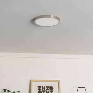Smart LED opbouwlamp Fueva 6-Z, grijs, Ø 27 cm van EGLO connect in Nikkel mat, Wit – productfoto 3 van 5