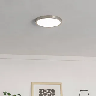Smart LED opbouwlamp Fueva 6-Z, grijs, Ø 27 cm van EGLO connect in Nikkel mat, Wit – productfoto 2 van 5