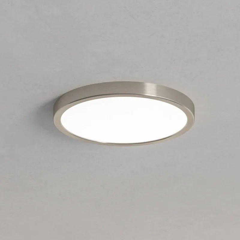 Smart LED opbouwlamp Fueva 6-Z, grijs, Ø 27 cm by EGLO connect in Nikkel mat, White – product photo