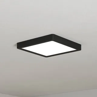 Smart LED opbouwlamp Fueva 6-Z, zwart, 22 cm fra EGLO connect i Sort, Hvid – produktbillede 1 af 5