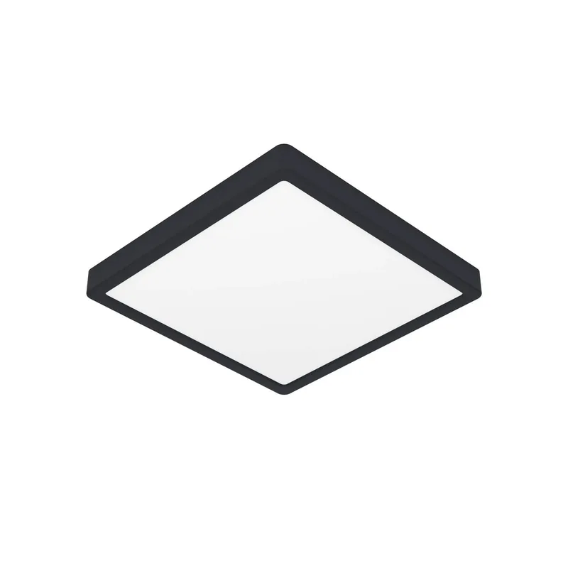 Smart LED opbouwlamp Fueva 6-Z, zwart, 29 cm fra EGLO connect i Sort, Hvid – produktbillede