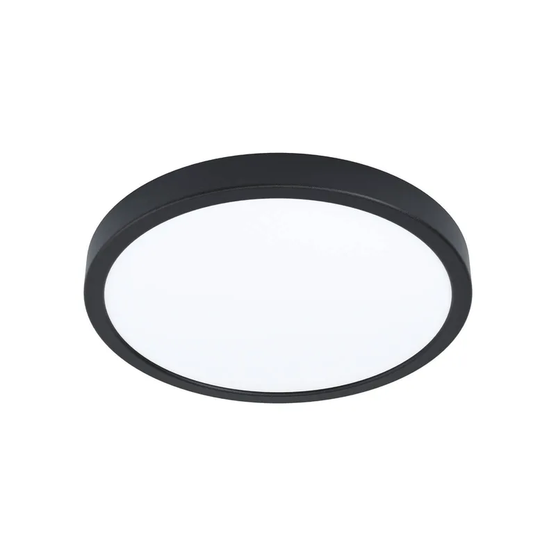 Smart LED opbouwlamp Fueva 6-Z, zwart, Ø27cm by EGLO connect in Black, White – product photo